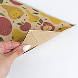 Пакети паперові подарункові з малюнком 150*90*240 яскраві Подарункові дитячі пакети з принтом груші яблука, фото 5