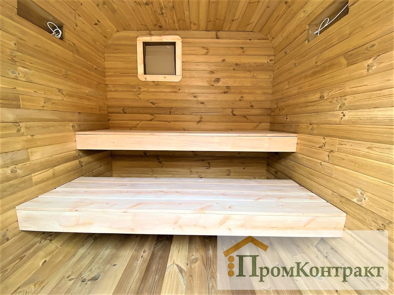 Строительство бани Cube Quadro Old Wood 2x2m Thermowood Production - фото 5 - id-p1660602150
