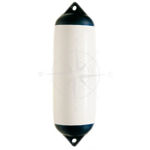 Кранець F4 для човнів 30-40 футів білий Polyform діаметр 21.6 см об'єм 29.1 л міцний і надійний Італія, фото 1