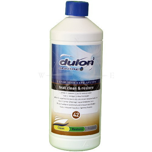 Засіб для очищення та відновлення тика Dulon TEAK CLEAN & BRIGHTENER 42 500 мл для човнів та катерів Нідерланди, фото 1