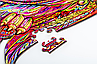Дерев'яний пазл Сова на 196 фігурних елементів у подарунковій коробочці 41,5х31,5 см, фото 10