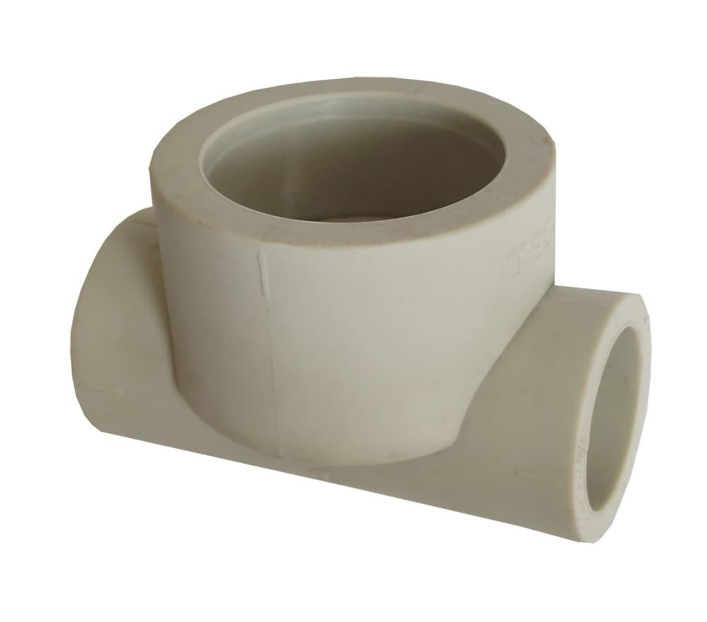 Тройник полипропиленовый под пайку PPR редукционный Ø20 х Ø25 х Ø20 ...