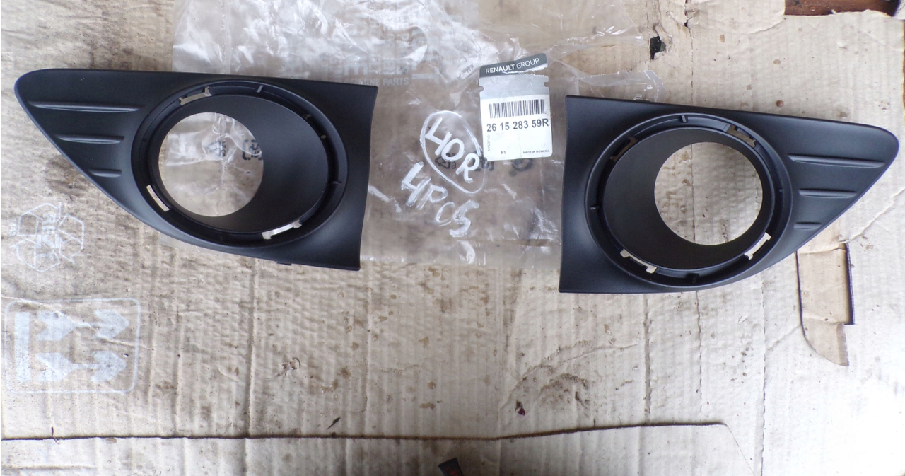 Накладки протитуманних фар Renault Logan 2 Рено Логан 2 (2013-2016) Оригінал 261528359R, фото 1