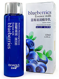 Зволожуюче молочко для обличчя з екстрактом чорниці BIOAQUA Blueberries Essence milk, 120 мл.