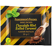 Fishermans Friend Chocolate Mint Salted Caramel Без сахара 30g