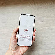Скло захисне 5D на телефон IPhone 12/12 Pro 6,1 дюйм  2011-02-3