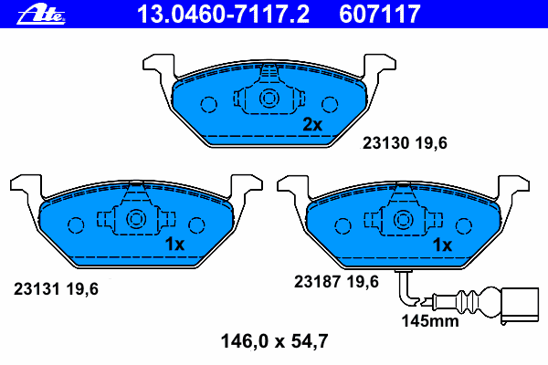 Комплект гальмування, гальма AUDI A2 (8Z0) (2000 — 2005)