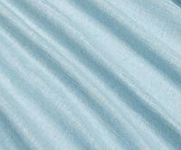 Тюль натуральный Лен Кисея Миконос Голубой (Испания) | Ткань тюль льняная