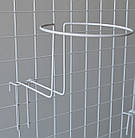 Полиця для головниx уборів-135, білий. Полиця для головних уборів, навіс на торговельну сітку. Обладнання для торгівлі, фото 8