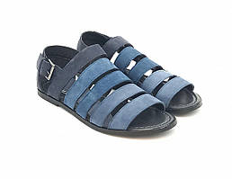 Сандалії Etor 774-900-724 синій+блакитний