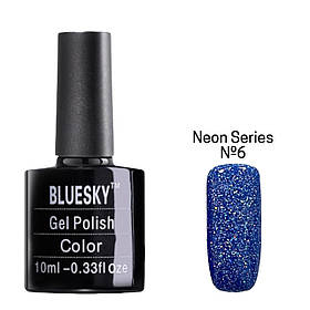 Гель-лак кольоровий BLUESKY gel polish для дизайну нігтів 10 ml. Neon Series №6