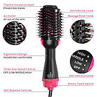 Фен Щетка розчіска для сушки і укладки Воском One Step Hair Dryer and Styler 3 в 1 стайлер, фото 11