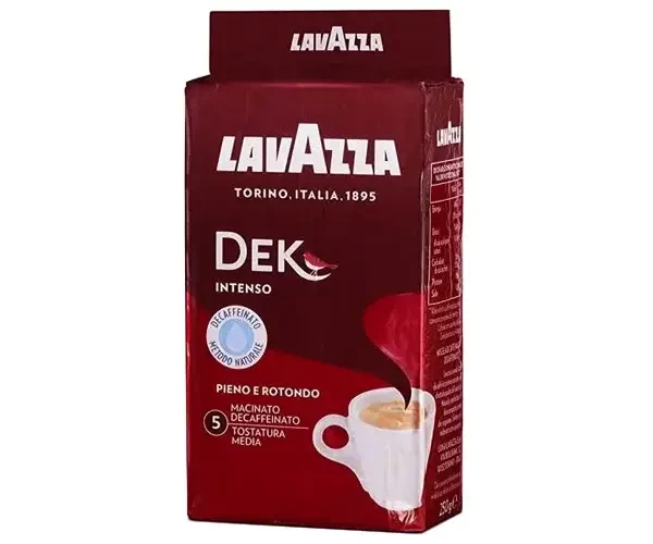 Мелена кава Lavazza Dek Gusto Intenso 250 гр