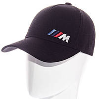 Черная бейсболка кепка с логотипом авто BMW M БМВ М мужская женская