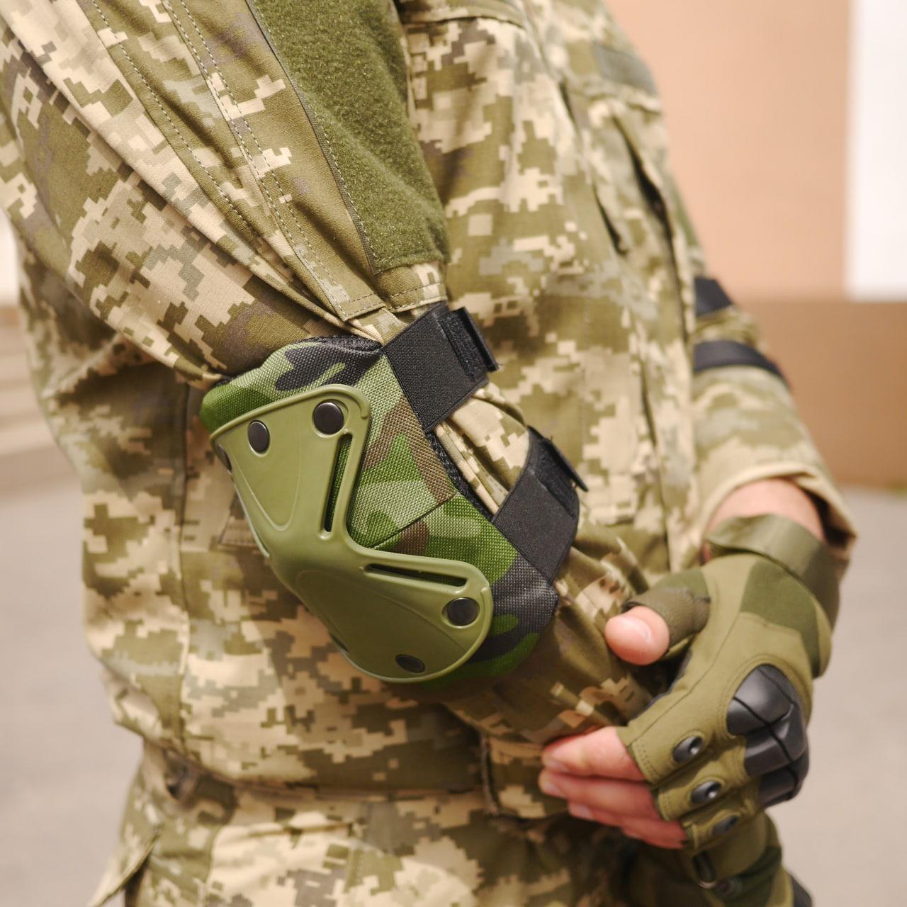 Тактические Налокотники Военные Армейские, Защитные Быстросъемные ...