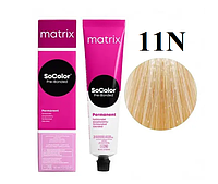 Стойкая крем-краска Matrix Socolor Pre-Bonded 11N Ультра светлый блондин натуральный 90 мл