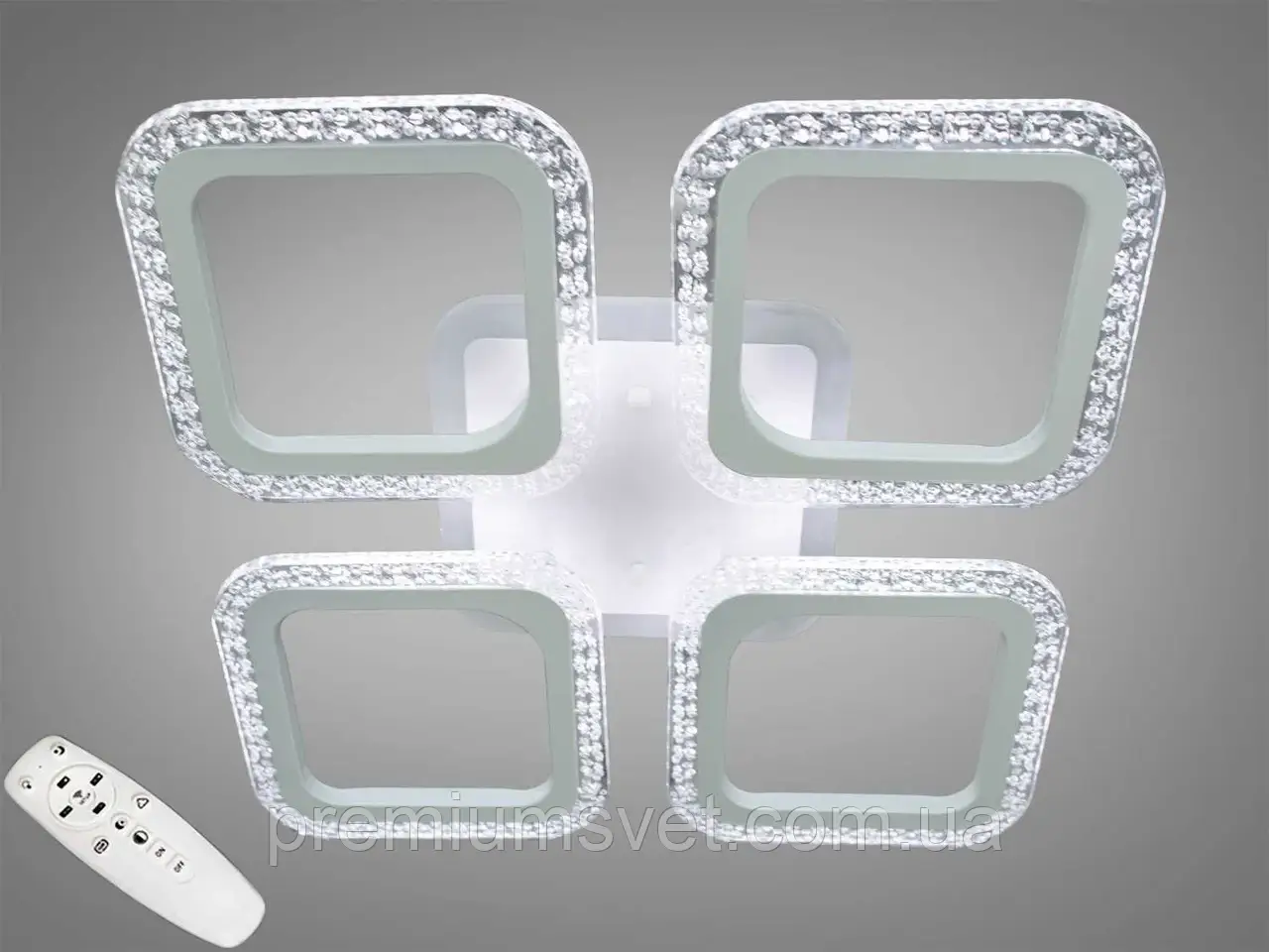 Люстра світлодіодна  AS8170/4 WH LED 3color dimmer, фото 1