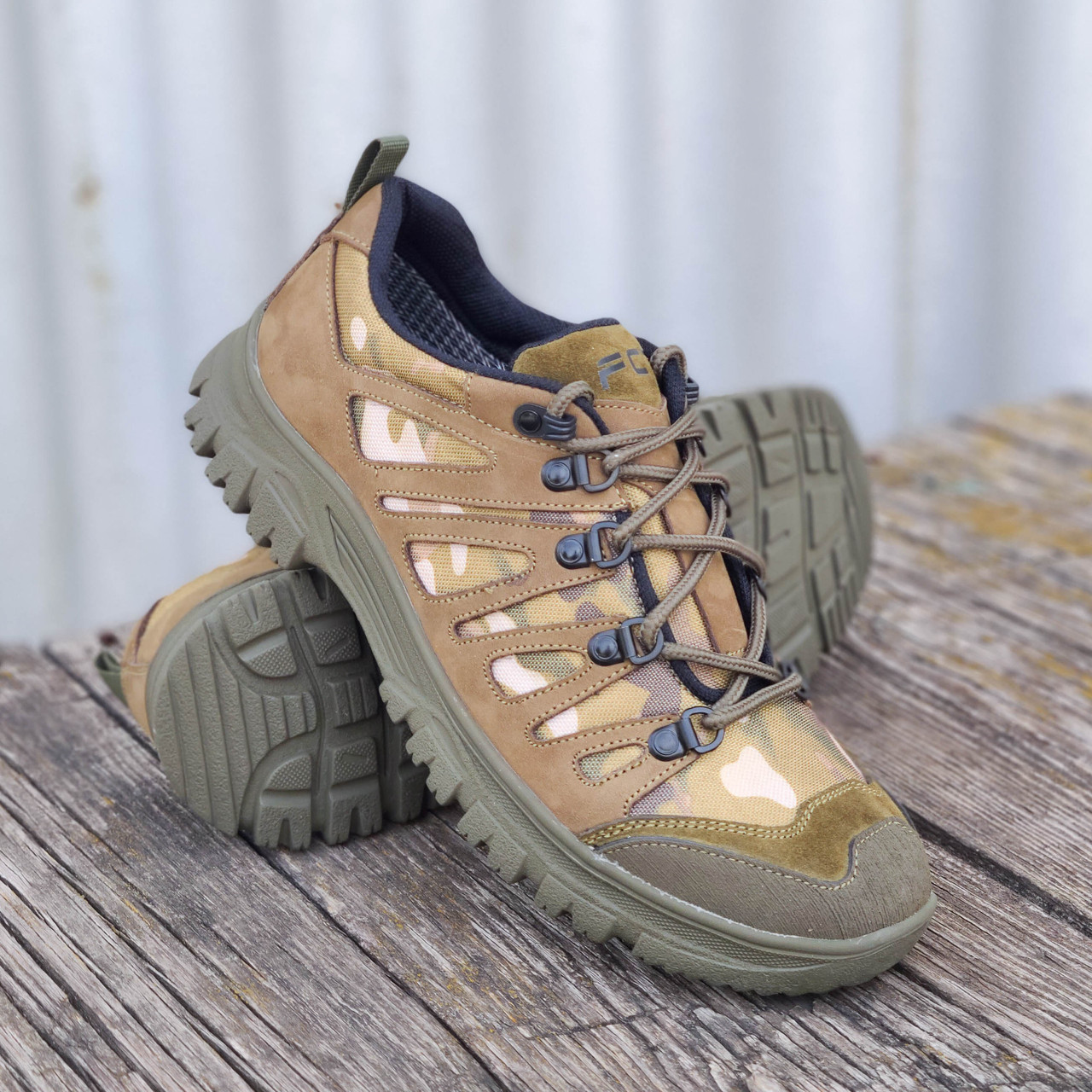 Кросівки жіночі тактичні Вікінг демісезонні Койот зі вставками Мультикам, фото 1