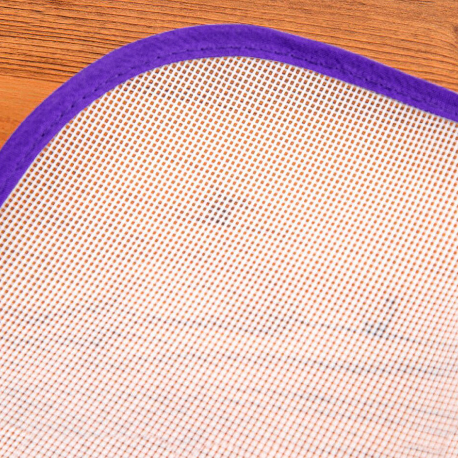 Cетка для глажки белья "Protective cloth - набор 3 шт.", Бело/фиолетовая марля ткань для глажения 40х57см (TS) - фото 9 - id-p1660675780
