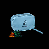 Аптечка - органайзер Medicine Bag 17*11*6 см, Голубий