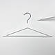 5 шт. Дитячі дерев'яні вішаки для одягу з поперечиною LUX білого кольору, довжина 330 мм, фото 2