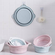 Складаний таз миска силіконова, фото 5