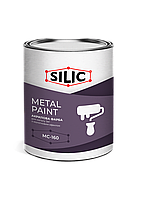 Акриловая краска для металла с молотковым эффектом METAL PAINT (МС-160) чёрный