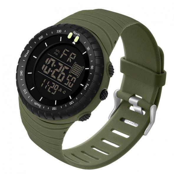 Чоловічий водостійкий наручний годинник Sanda Bike Green