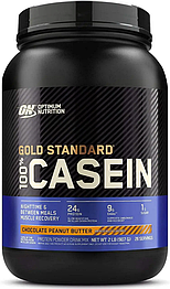 Казеїн Casein Gold Standard 100% Optimum Nutrition 907 г Шоколад - Арахісова паста