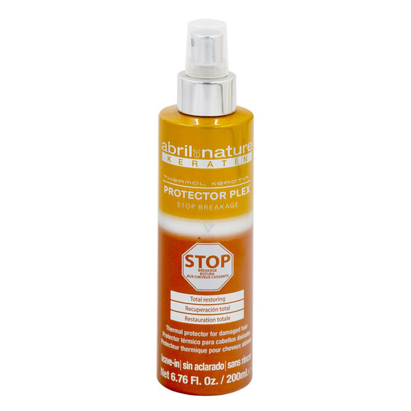 Термозахисний спрей для пошкодженого волосся Abril et Nature Keratin Protector Plex Stop Breakage 200 мл