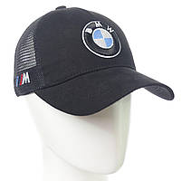 Черная мужская женская кепка тракер BMW M БМВ М MOTORSPORT