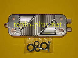 Теплообмінник вторинний 8718642949 Bosch Gaz 6000 W WBN6000-35C RN, Condens 2300i W, 7000i W, Condens 2500 W