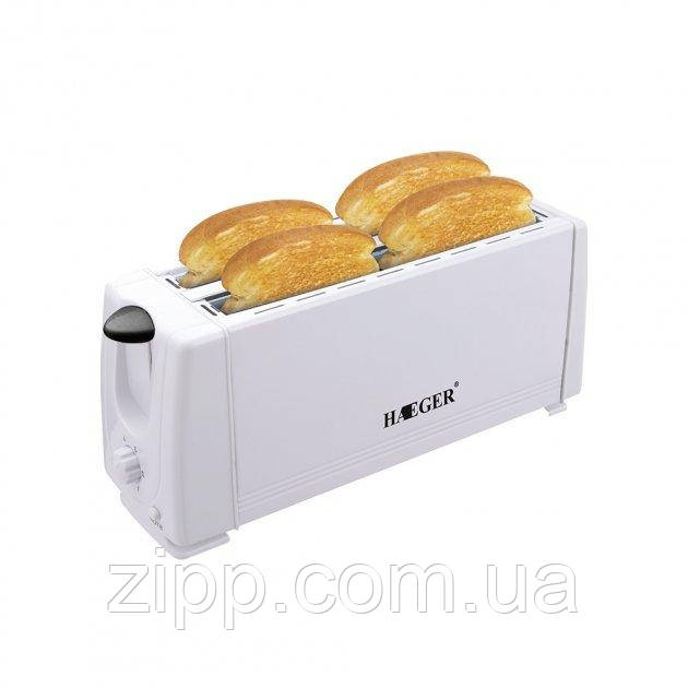 Тостер Haeger HG-265 6 режимів 4 тости 1200Вт