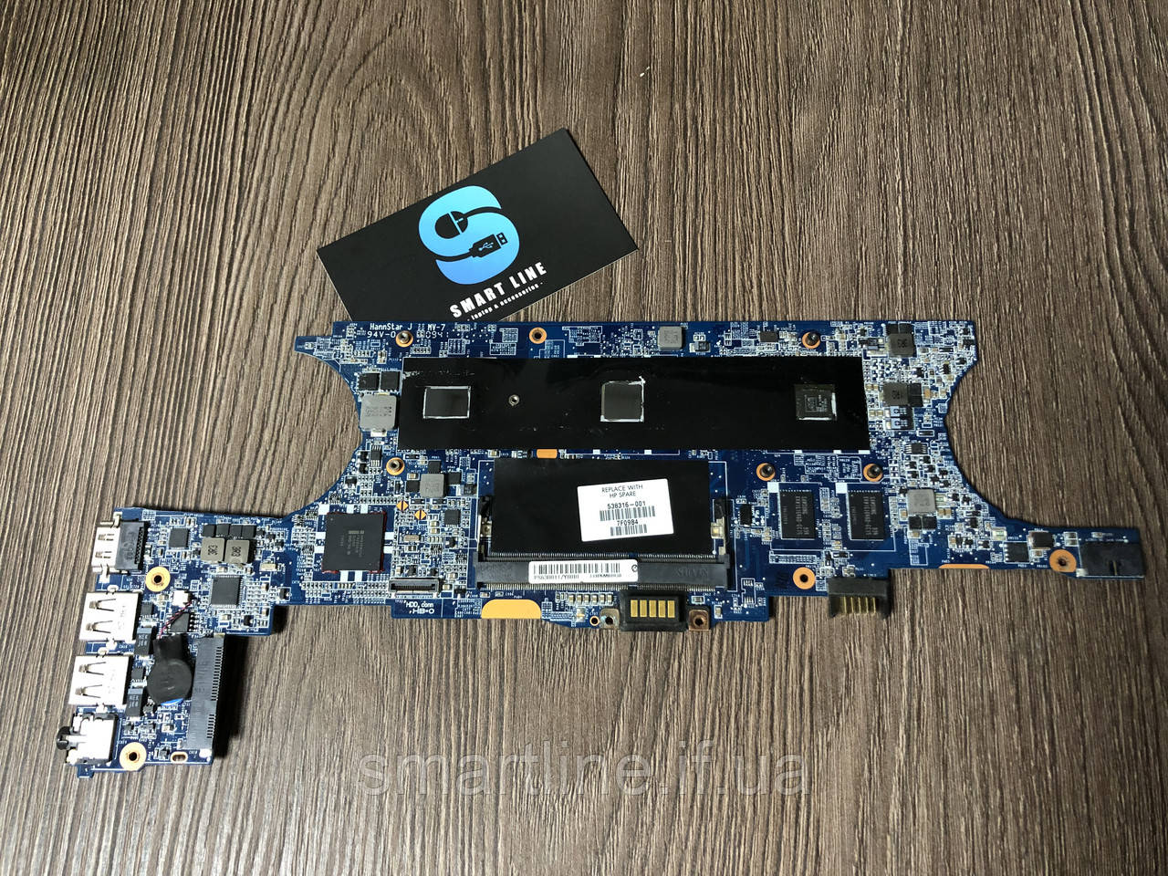 Материнська плата 538316-001, DA0SP6MBCG0, HP ENVY 13, 13-1000 / SL9400
