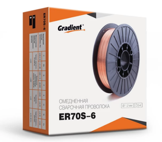 Дріт обміднений GRADIENT ER70S-6 Ø1,2 мм (5 кг)  [GWC1205]