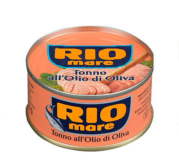 Тунець Rio mare в оливковій олії 80 г, 36шт/ящ