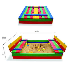 Дитяча пісочниця 100х100 см