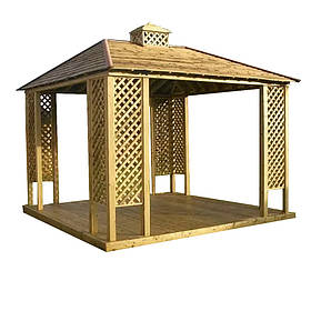 Прямокутна альтанка LNK "ПБ-2" 3х3 м. (ПБ-2)