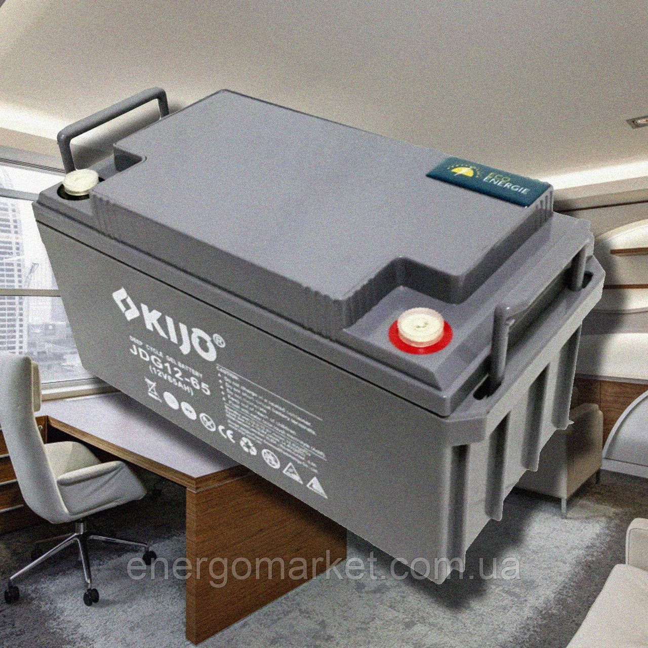 Акумуляторна батрея Kijo JDG 12V 65Ah GEL (780 Вт*год)