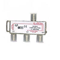 Splitter 3-way Німеччина 5-1000MHZ, великий корпус метал.