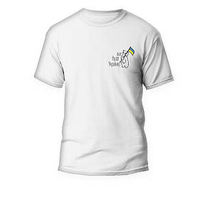 Футболка з принтом  "Все буде Україна!" котик, ПРЕМІУМ