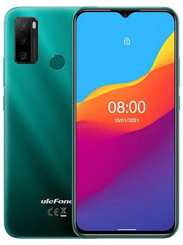 Смартфон UleFone Note 10  2/32GB Green 5500mAh, 8+2+2/8Мп, 2sim, экран 6.52'' IPS, 8 ядер