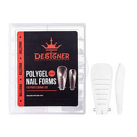 Верхні форми (типси) Дизайнер, щоб нарощувати полігелем / акригелем, 120 шт./уп. Ballerina form