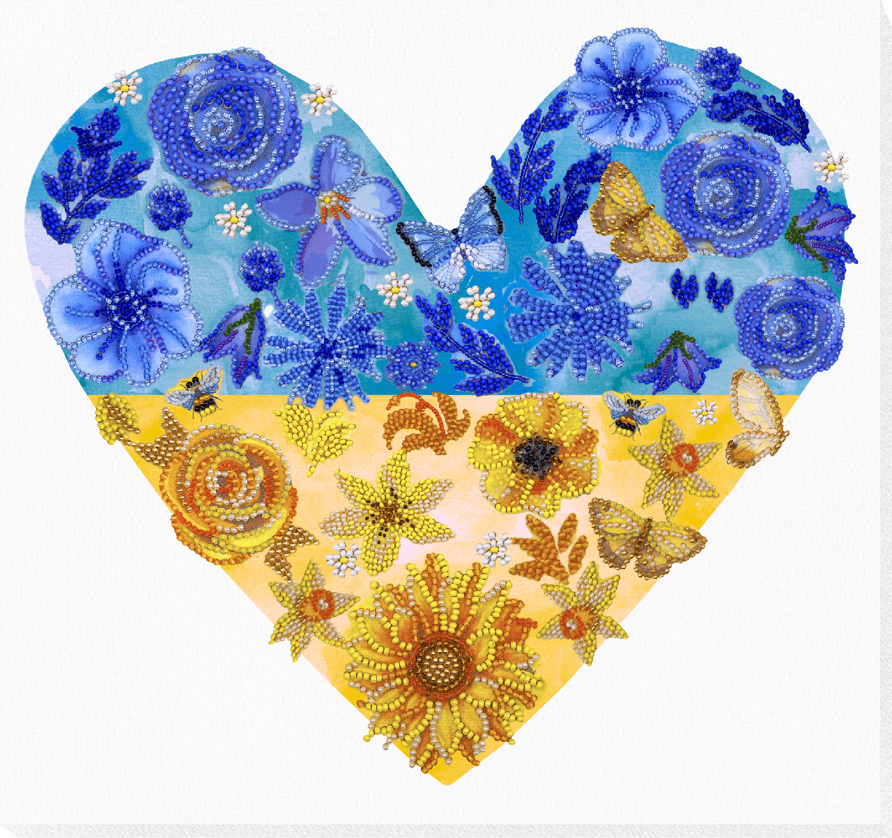 Набір для вишивки бісером Завжди в серцi (32 х 33 см) Абрис Арт AB-871, фото 1