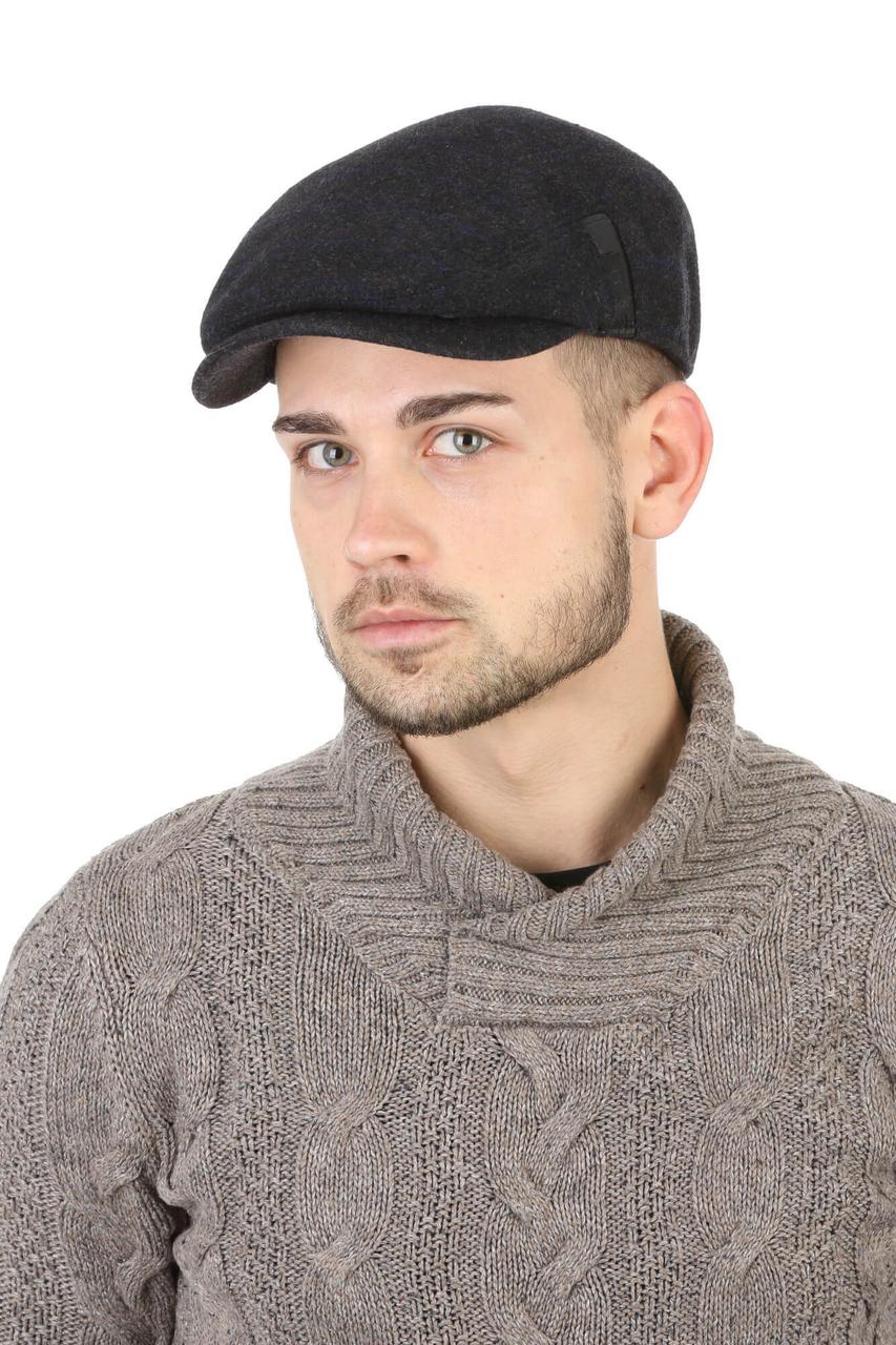 Кепка чоловіча класична реглан темно-сіра, фото 1