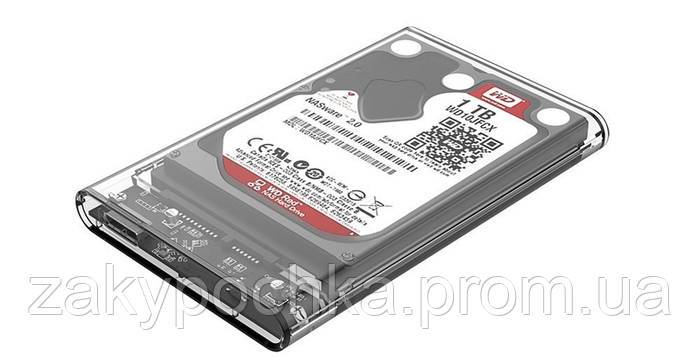 Купить HDD/SSD 2.5' формата USB 3.0 Кейс для жесткого диска Прозрачный ...