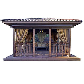 Прямокутна альтанка LNK "ПБ-18" 3х4 м. (ПБ-18)