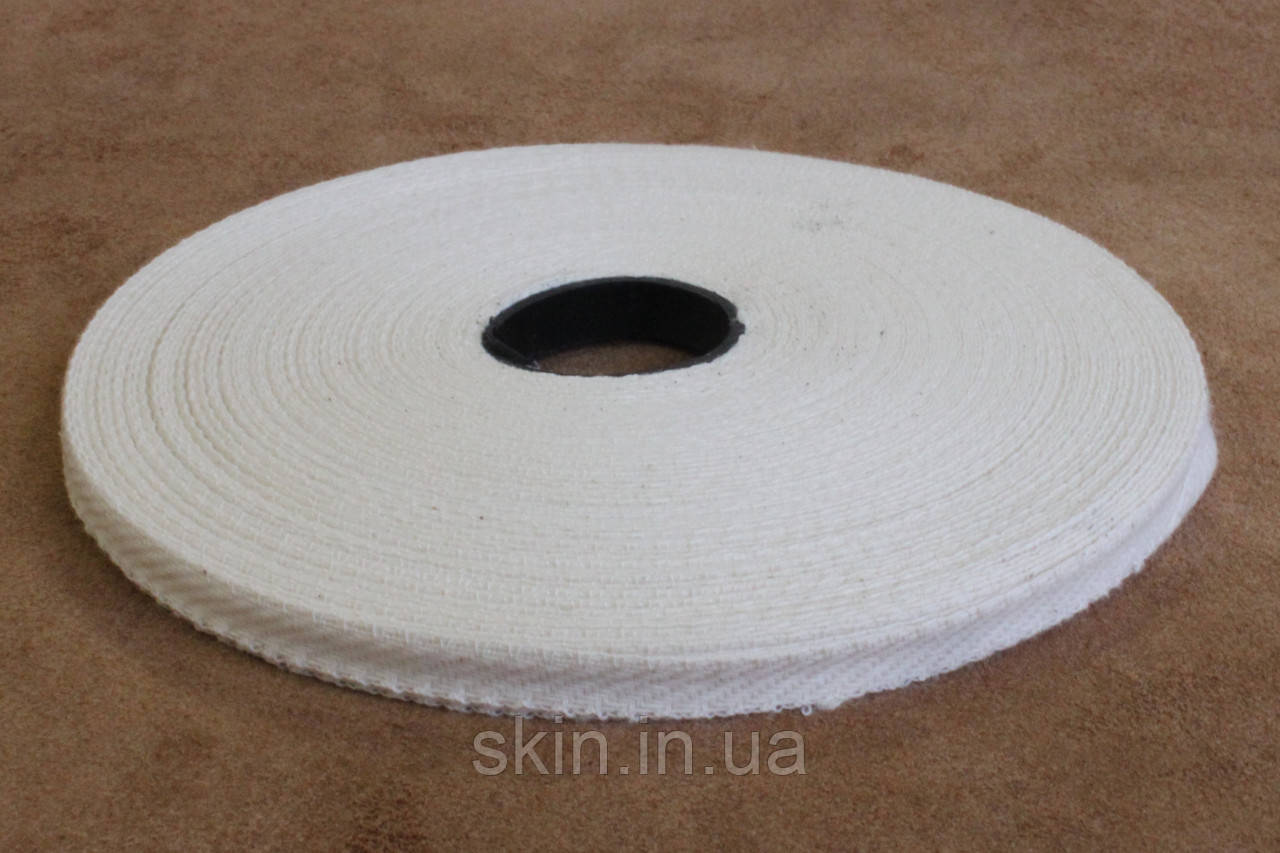 Киперная лента, ширина - 10 мм, длинна - 50 м, цвет - белый, артикул СК ...