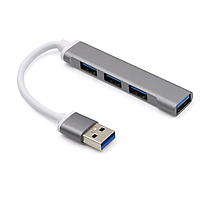 Перехідник обладнання USB3.0 A 1x4 (HUB) Lucom (62.09.8282) Pas 0.20m for Notbook Slim