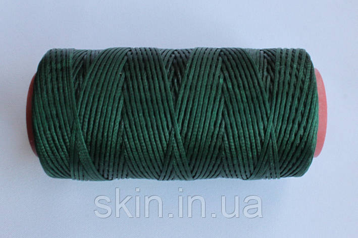 Нитка плоска, товщина - 1 мм, колір - зелений, 130 метрів, артикул СК 5899, фото 2